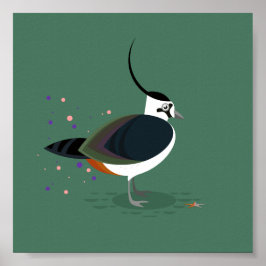 Poster Ilustração de aves - Laping