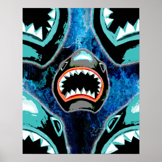 Poster Ilustração de Cartoons Engraçado de Skark Mania (Frente)