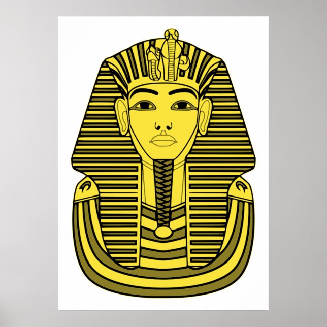 Poster Ilustração de clipe de Tutankhamun (Frente)