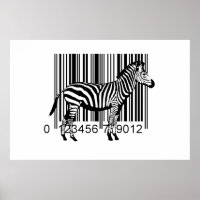 Ilustração de Código de Barras Zebra