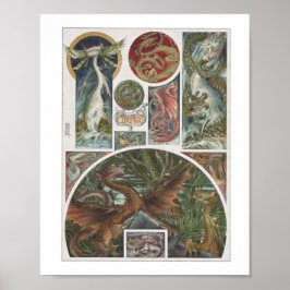 Poster Ilustração De Dragões - Por Anton Seder