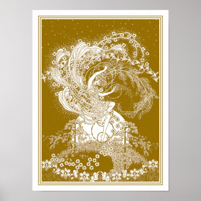 Pôster Ilustração de Fada por Dorothy Lathrop (Frente)