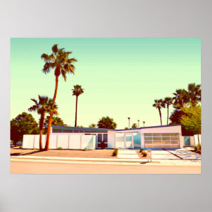 Poster Ilustração de Foto da Arquitetura Moderna do mé