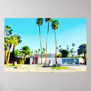 Poster Ilustração de Foto Residencial Moderna do Sécul