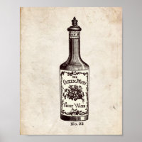 Ilustração de Garrafa de Perfume Vitoriana