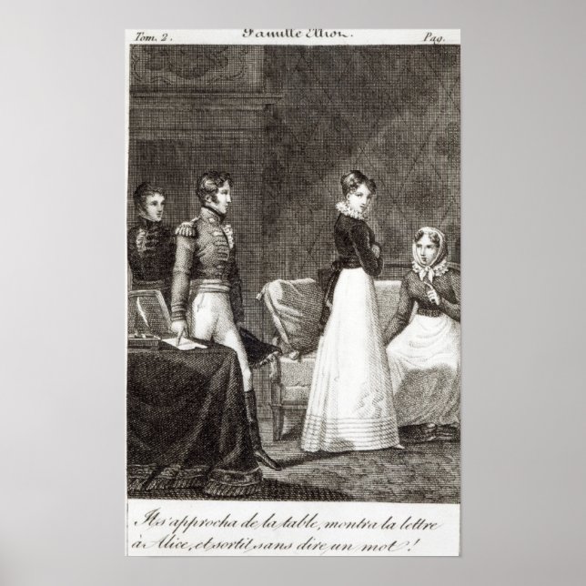 Pôster ilustração de "La Famille Elliot" (Frente)