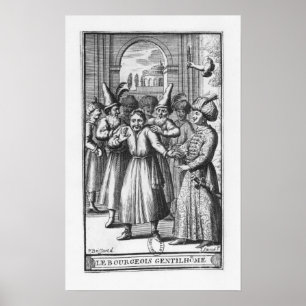 Poster Ilustração 'de Le Burguês Gentilhomme'