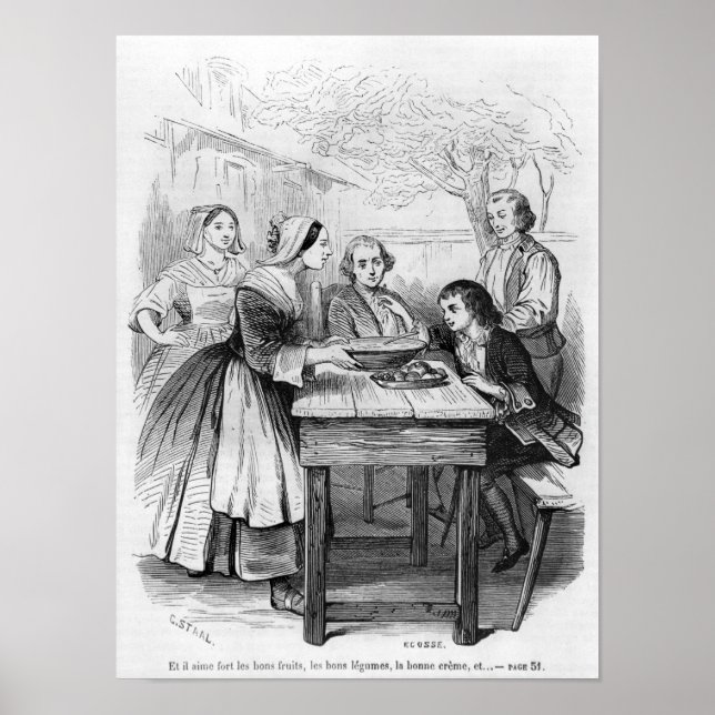 Pôster Ilustração de "L'Emile" (Frente)