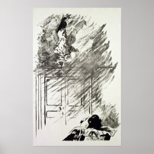Pôster Ilustração de Manet para 'o Raven