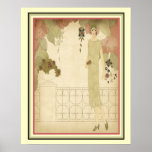 Pôster Ilustração de Moda 16x20 Art Deco 1922<br><div class="desc">Nice,  Art Deco,  Fashion Illustration ca. 1922</div>