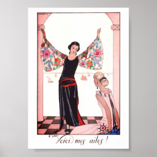 Poster Ilustração de moda de George Barbier