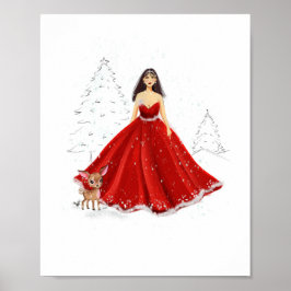 Poster Ilustração de Natal