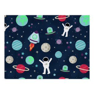Pôster ilustração de padrão espacial