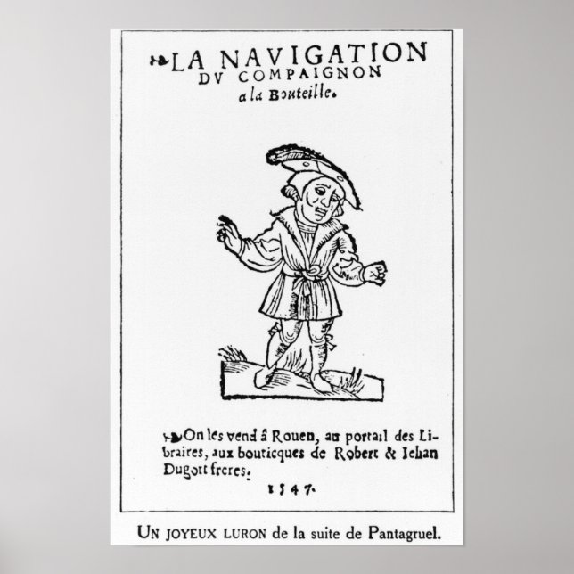 Pôster Ilustração de 'Pantagruel' (Frente)