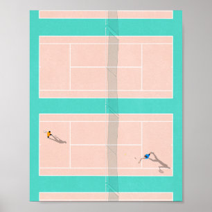 Poster Ilustração de Tênis de Pastel Colors, de Acima