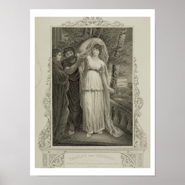 Pôster Ilustração de "Troilus and Cressida", Lei III, (Frente)