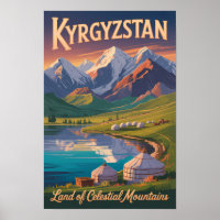 Ilustração de Viagem de Arte das Montanhas do Quir