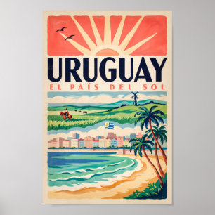 Poster Ilustração de Viagem de Arte Vintage da Cultura do