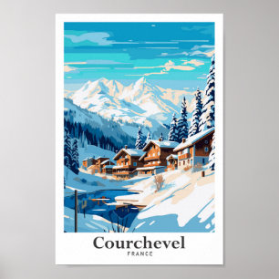 Poster Ilustração de Viagens vintage de Arte da França Co