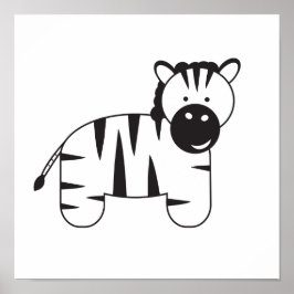 Poster Ilustração de ZEBRA por Lorena Depante