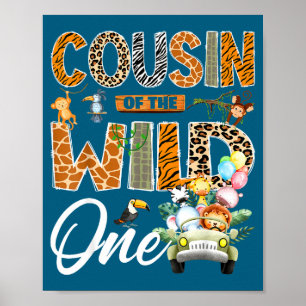 Poster Ilustração do 1º Aniversário do Primo Wild One