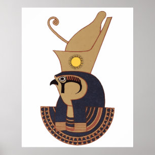 Poster Ilustração do antigo deus egípcio Horus