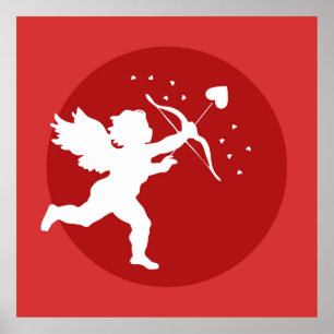 Pôster Ilustração do Cupido do amor