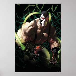 Poster Ilustração do Enxame de Morcegos do Batman Bane
