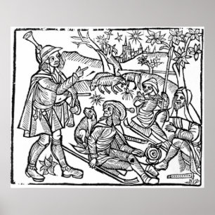 Pôster Ilustração 'do Kalendar dos pastores