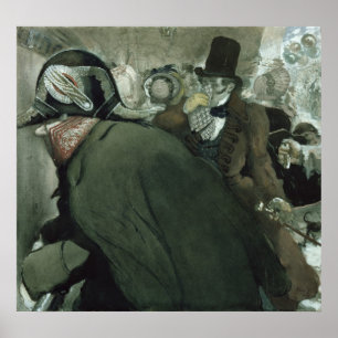 Poster Ilustração do Nariz por Nikolai Gogol