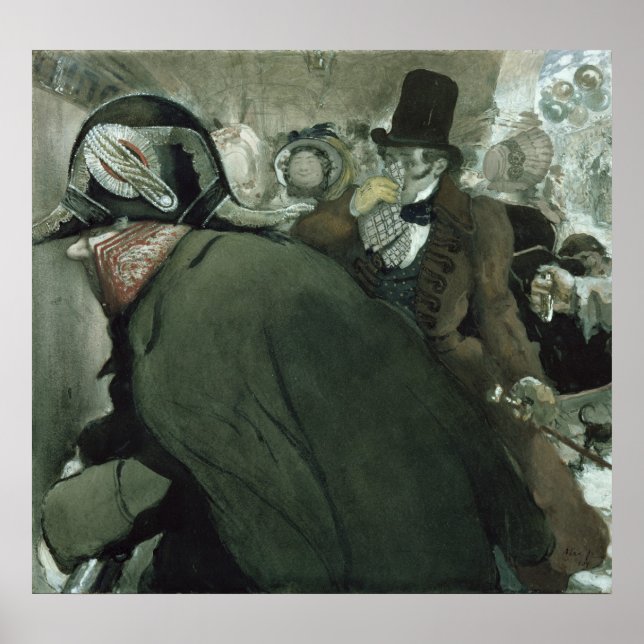 Poster Ilustração do Nariz por Nikolai Gogol (Frente)