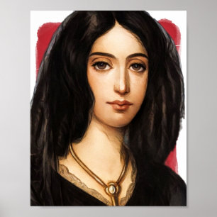 Poster Ilustração do Novelista Francês George Sand