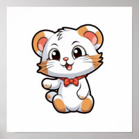 Ilustração do rato de desenho animado
