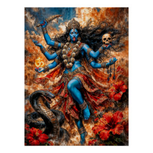 Pôster Ilustração Fantasia Kali Ma