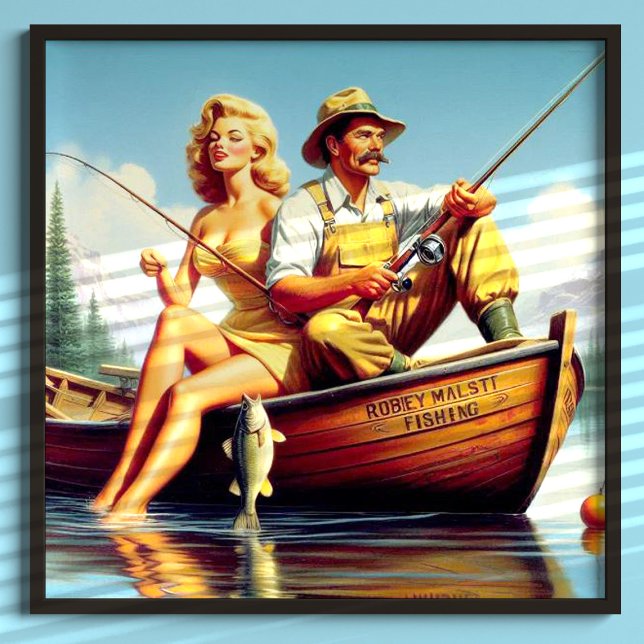Poster Ilustração FIshing (Criador carregado)