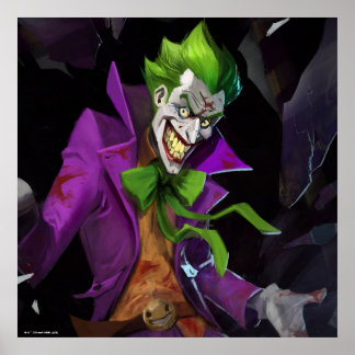 Poster Ilustração Infinita de Coringa de Crise