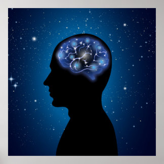 Pôster Ilustração Legal do cérebro humano