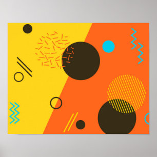 Poster ilustração Legal, moderna, moderna e urbana de M