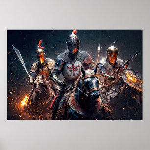 Poster Ilustração Nós Cavalgamos Depois da Meia-Noite
