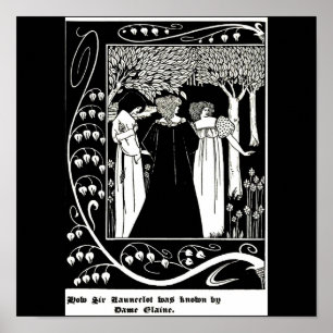 Pôster Ilustração poster-Vintage-Aubrey Beardsley 5