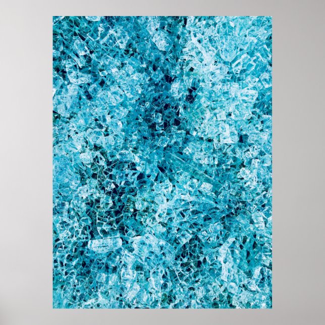 Poster Ilustração teal (Frente)