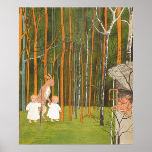 Poster Ilustração Vintage Cartaz de Sibylle Von Olfers