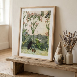 Poster Ilustração Vintage Else Wenz-Vietor Cartaz