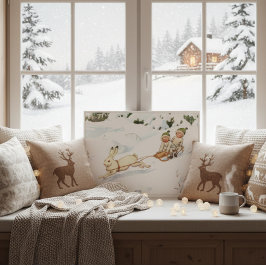 Poster Ilustração Vintage Floresta Crianças Elsa Beskow