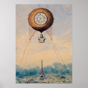 Poster Ilustração Vintage France