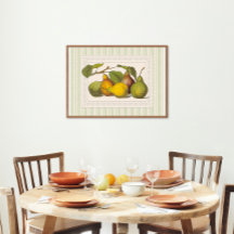 Ilustração Vitoriana bonito das Peras