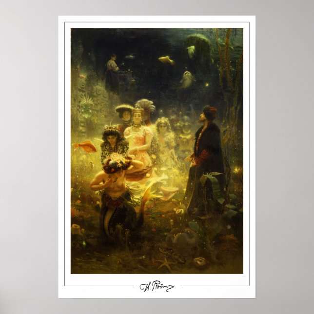 Poster Ilya Repin Zedign Cartaz de Arte #25 (Frente)