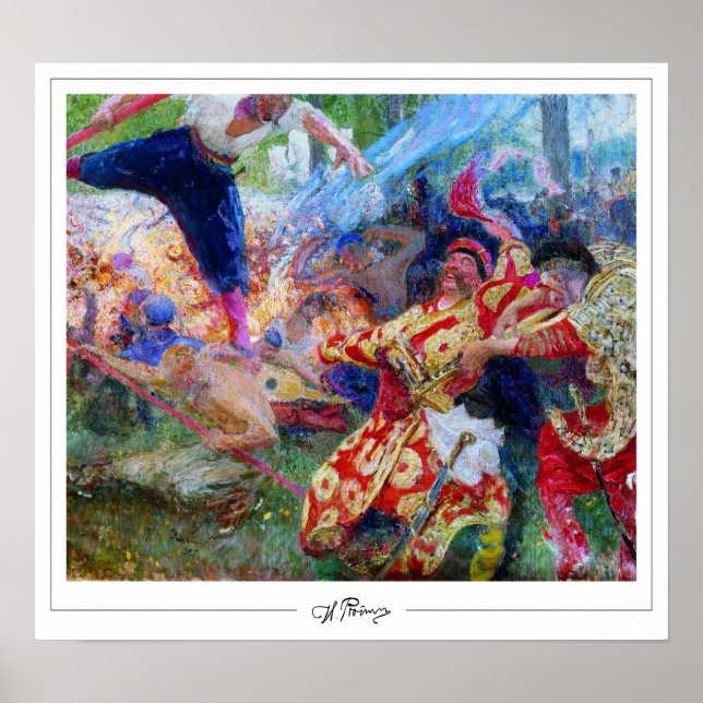 Poster Ilya Repin Zedign Cartaz de Arte #718 (Frente)