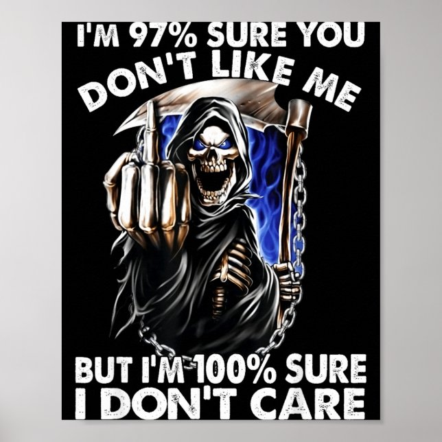 Poster Im 97% Sure You Dont Like Me  (Frente)