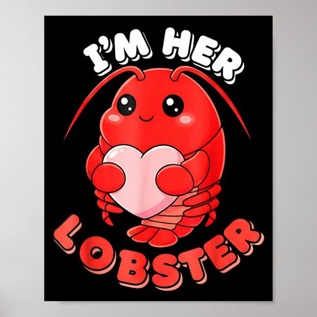 Poster I'm Her Lobster Matching Couple Valentine's Day Wo (Frente)